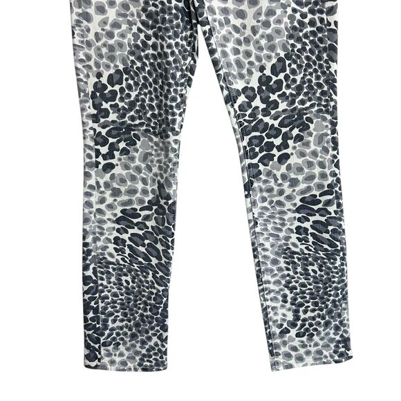 Mother Jeans Womens 25 Mid Rise Dazzler In Play Date Cheetah Cream Black - Picture 3 of 11